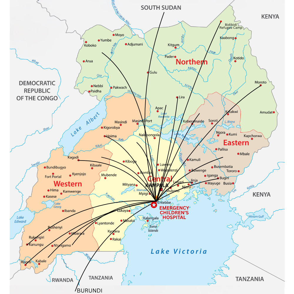 Uganda Map
