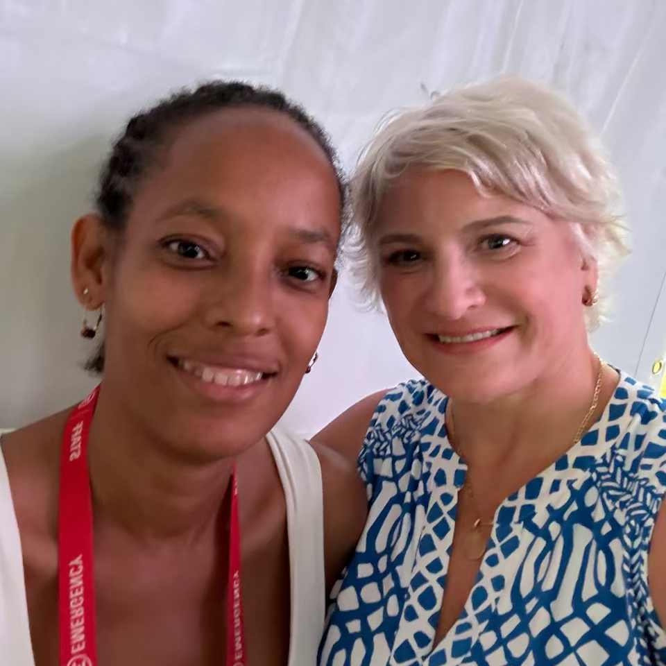 This is me and the country medical Director I’ll find her name and send it to you