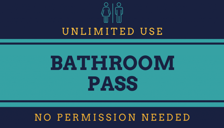 Bathroom Pass | Bladder Exstrophy